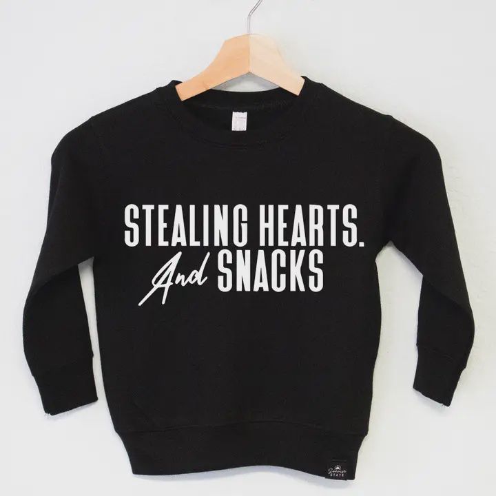 Stealing Hearts &amp; Snacks Sweatshirt