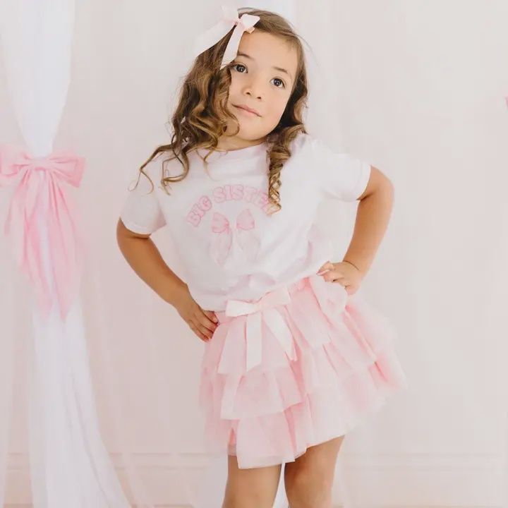 Big Sister Bow Short Sleeve