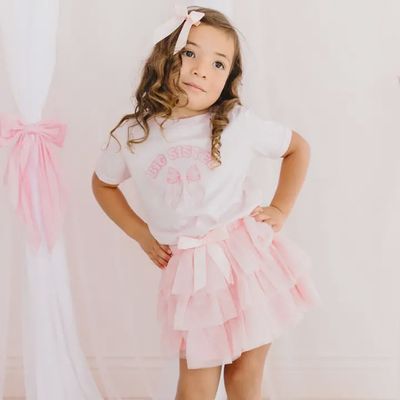 Big Sister Bow Short Sleeve