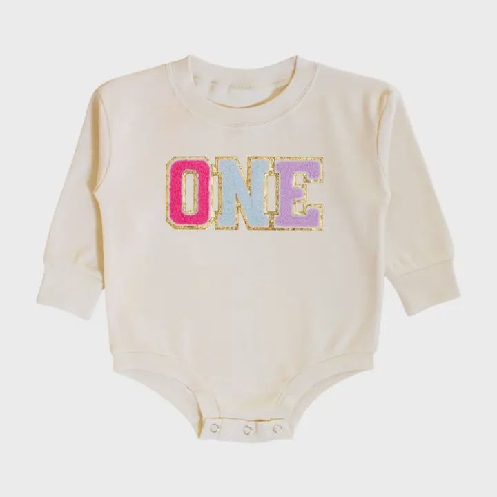 1st Birthday Patch Romper