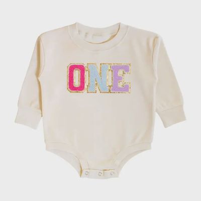 1st Birthday Patch Romper