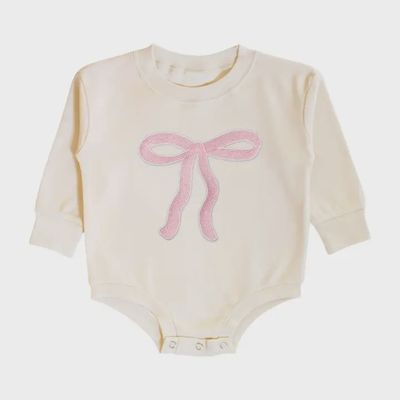 Coquette Bow Patch Romper
