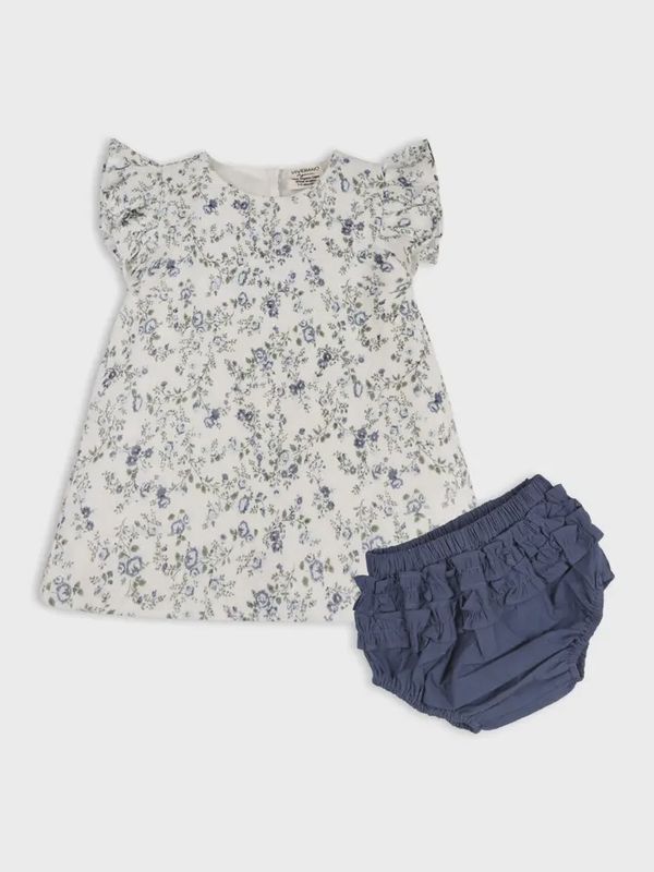 Floral Blouse Bow Back + Bloomer