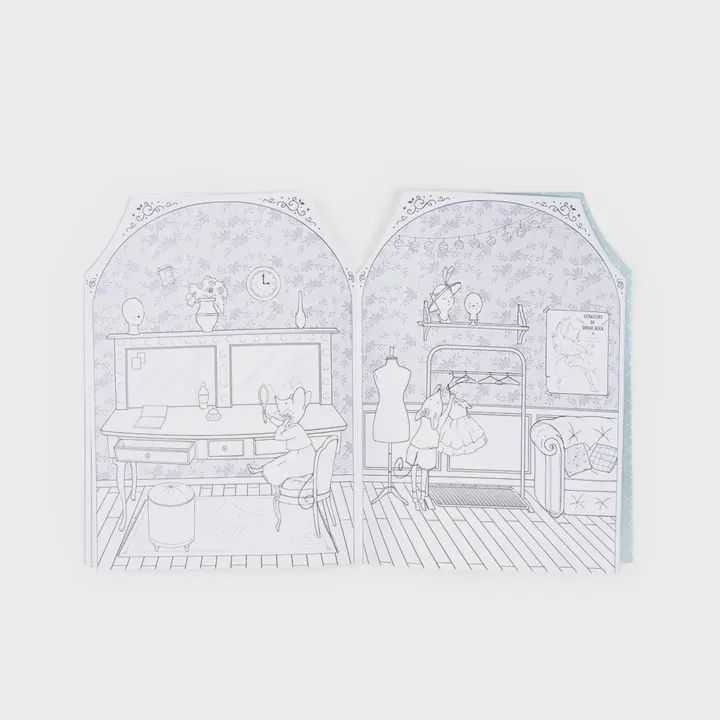 Little School of Dance Coloring Book + Stickers