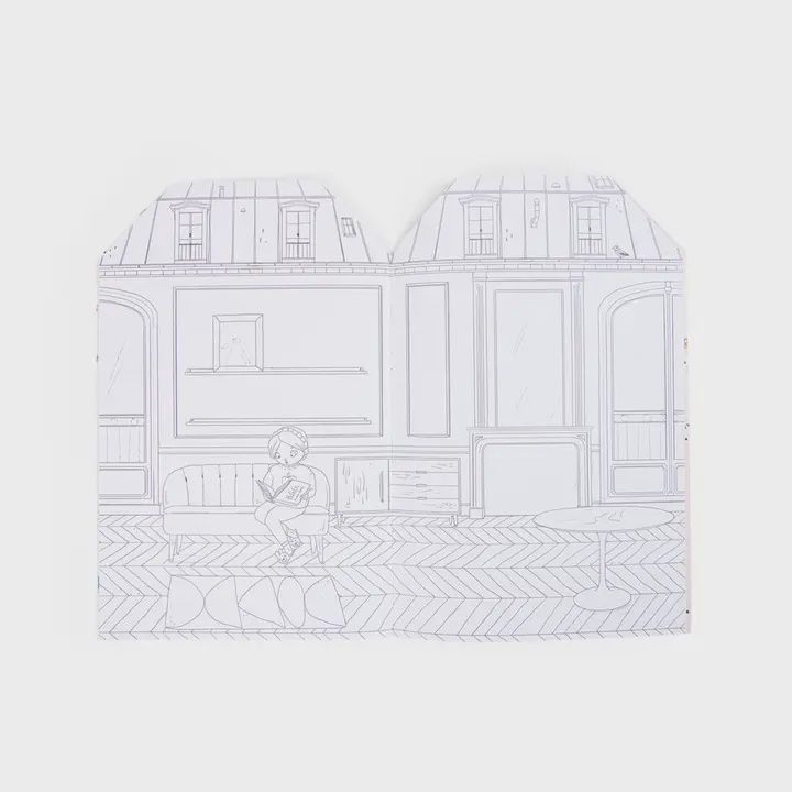 The Parisiennes Coloring Book + Stickers
