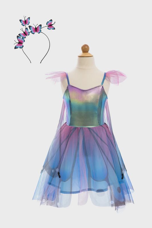 Butterfly Twirl Dress w/ Headband