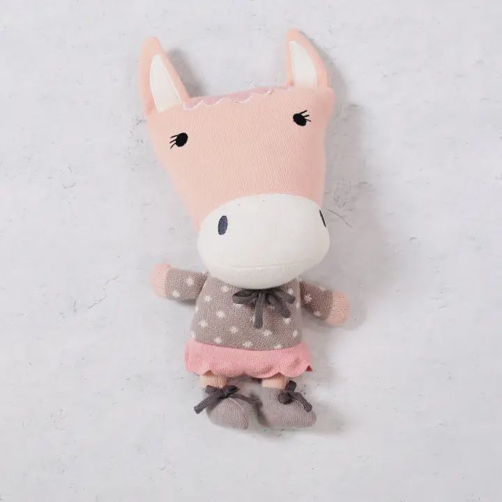 Organic Cotton Knit Stuffed Animal | Jordan Horse