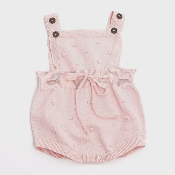 Milan Pastel Bobble Knit Romper
