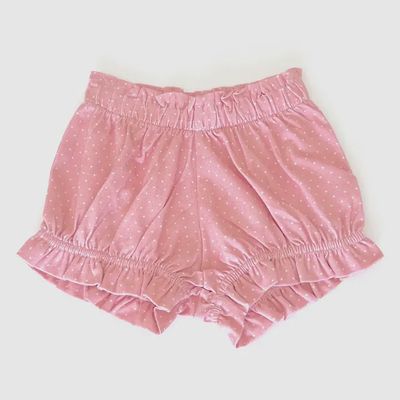 Mini Polka Dot Ruffle Bloomer Shorts