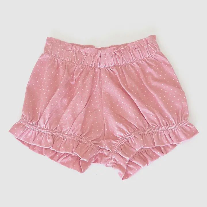 Mini Polka Dot Ruffle Bloomer Shorts