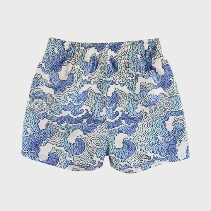 Ocean Camo Swim Trunks
