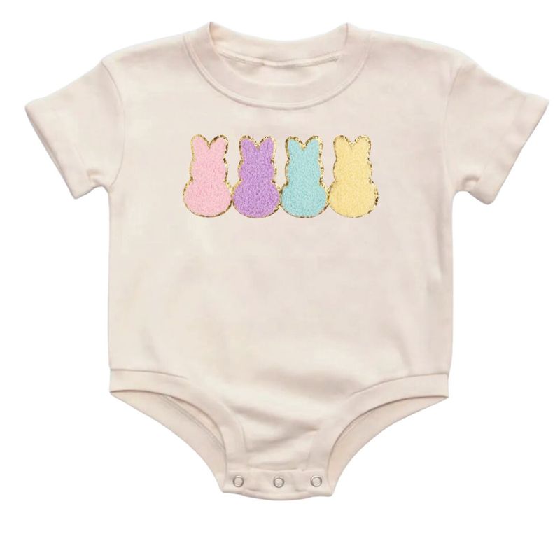 Easter Peeps Patch Romper