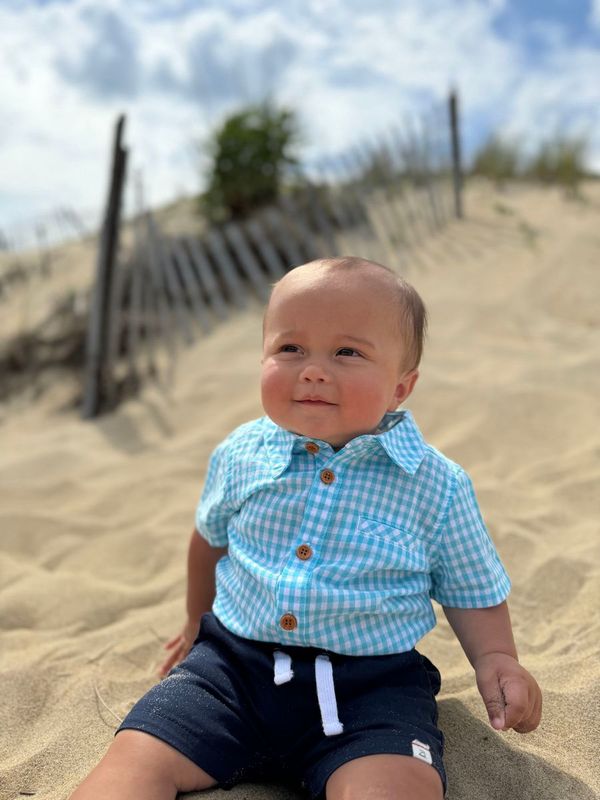 Hugo Twill Baby Boy Shorts | Navy