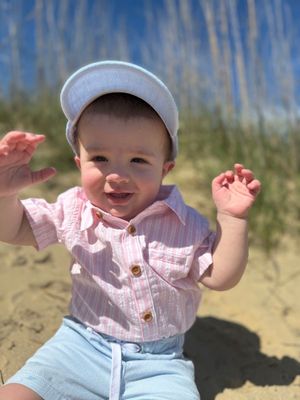 Hugo Twill Baby Boy Shorts | Pale Blue
