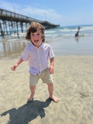 Hugo Twill Baby Boy Shorts | Stone