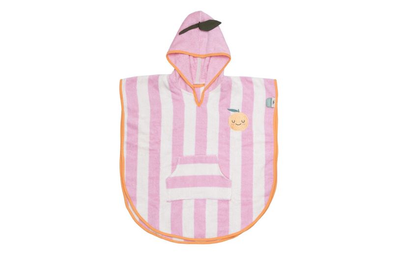 Hooded Poncho | Mandy Mandarine