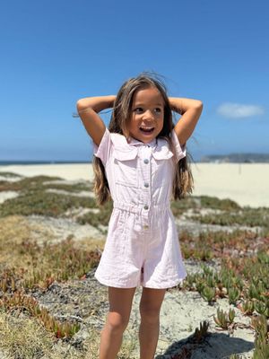 Addison Romper | Rose