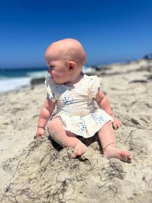 Amber Bodysuit | Blue Spring Floral