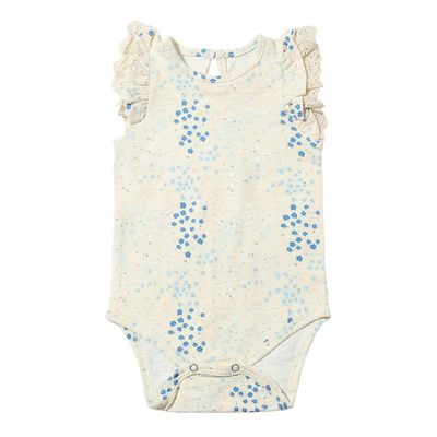 Amber Bodysuit | Blue Spring Floral