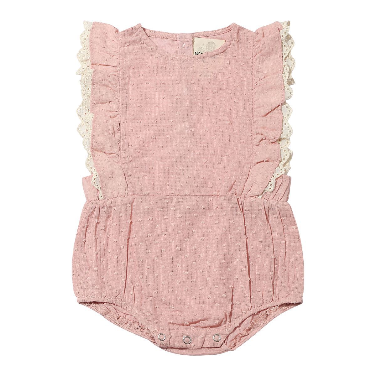 Megan Bubble Romper | Rose