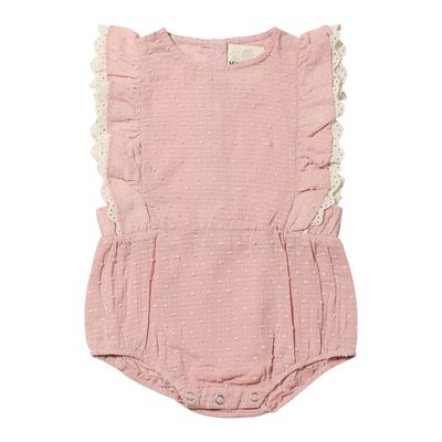 Megan Bubble Romper | Rose