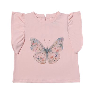 Sutton TShirt | Blue Butterfly
