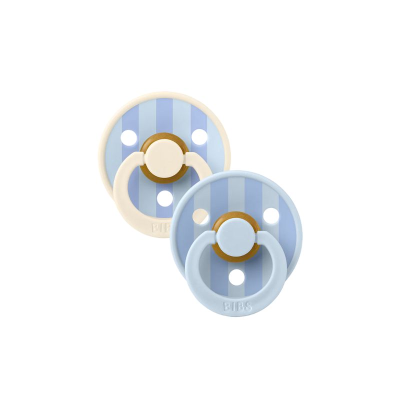 BIBS® 2pk Studio Block | Baby Blue Mix