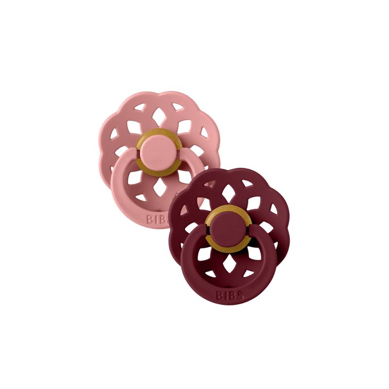 BIBS® Boheme 2pk | Dusty Pink + Elderberry