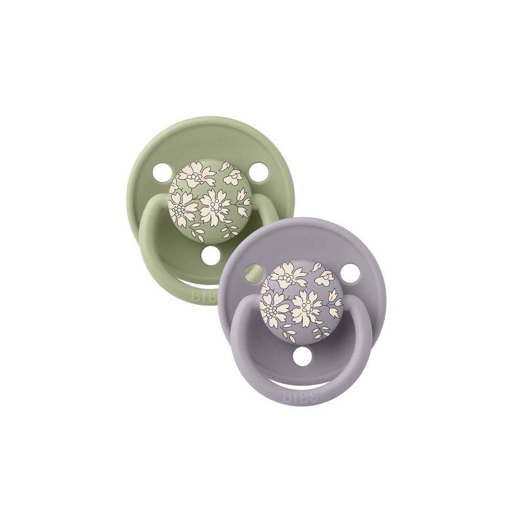 BIBS® x LIBERTY De Lux 2pk Capel | Sage Mix