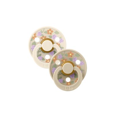 BIBS® x LIBERTY 2pk Strawberries + Cream | Ivory Mix