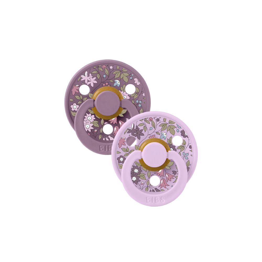 BIBS® x LIBERTY 2pk Chamomile Lawn | Violet Sky Mix