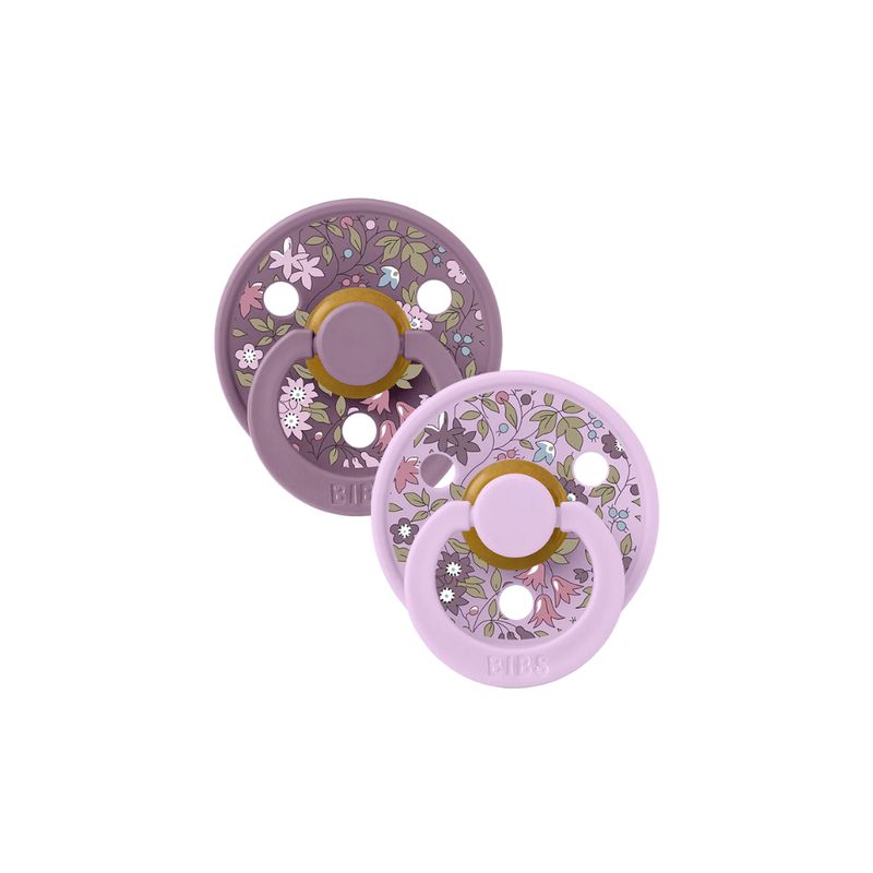 BIBS® x LIBERTY 2pk Chamomile Lawn | Violet Sky Mix