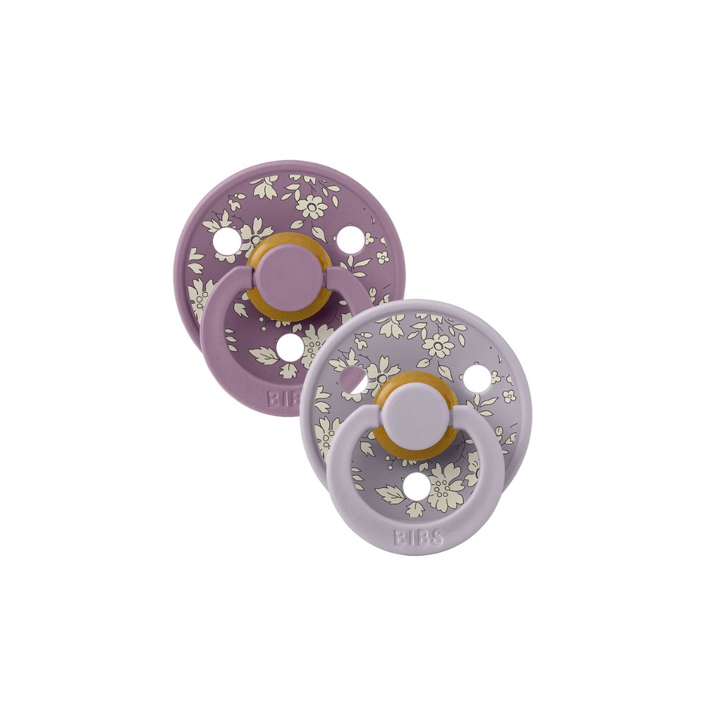 BIBS® x LIBERTY 2pk Capel | Fossil Grey Mix