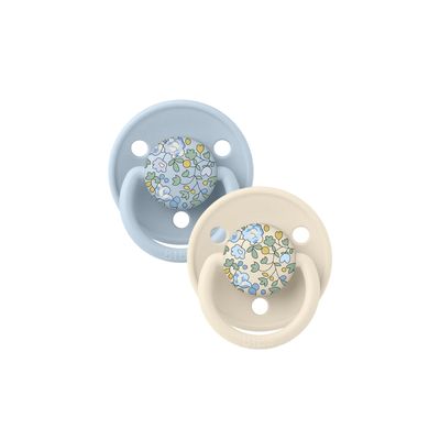BIBS® x LIBERTY De Lux 2pk Eloise | Baby Blue Mix