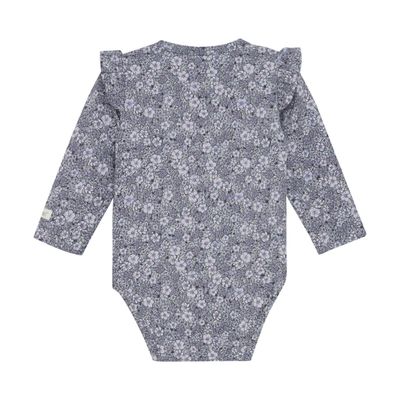 Long Sleeve Ruffle Bodysuit | Thistle