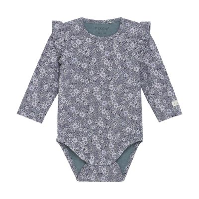 Long Sleeve Ruffle Bodysuit | Thistle