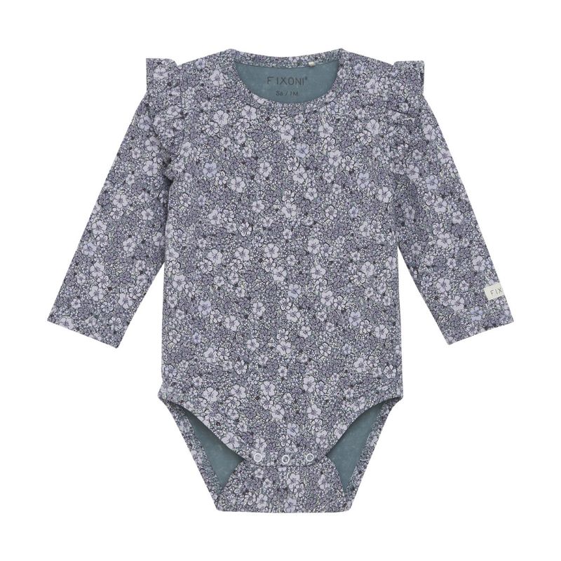 Long Sleeve Ruffle Bodysuit | Thistle