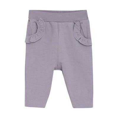 Ruffle Pocket Sweatpants | Purple Ash