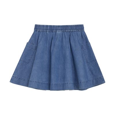 Ombre Blue Skirt