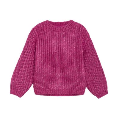 Knit Pullover | Fuschia