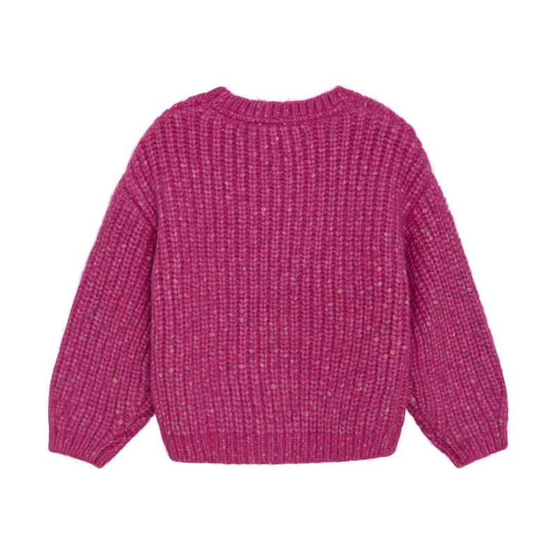 Knit Pullover | Fuschia