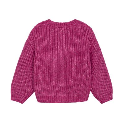 Knit Pullover | Fuschia