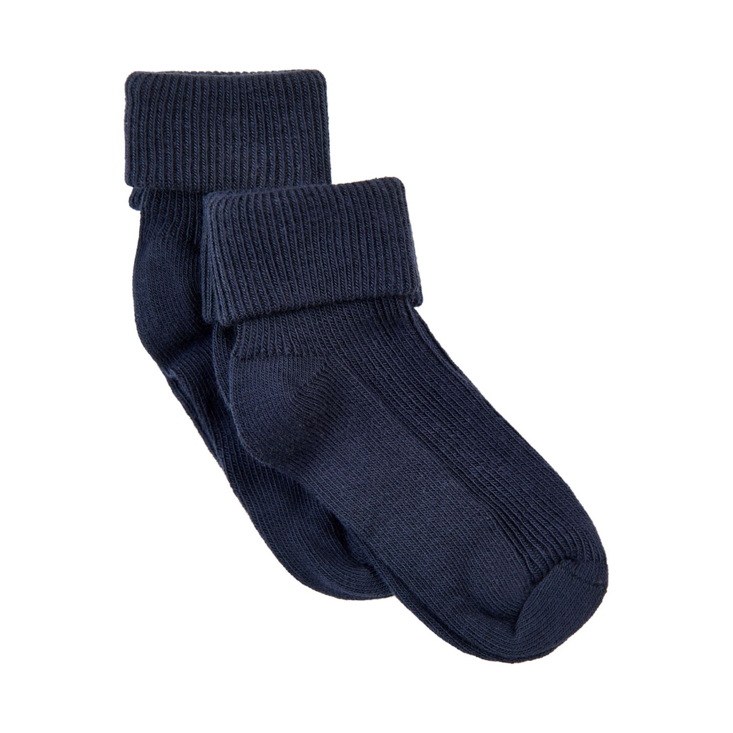 2pk Rib Socks | Dark Navy
