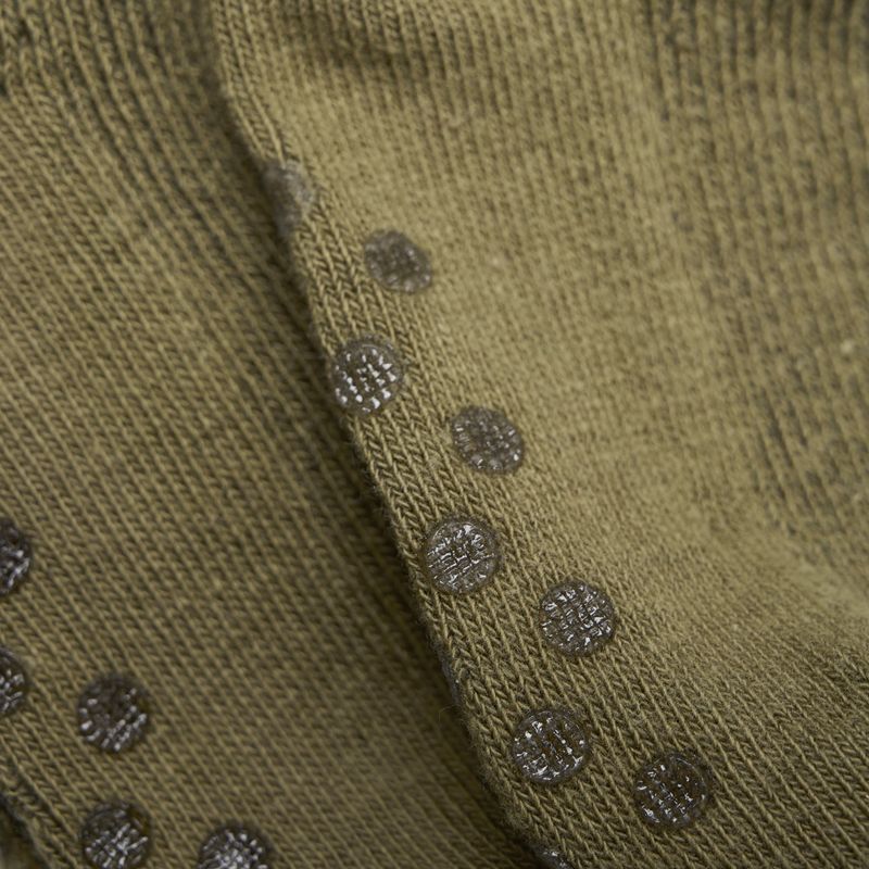 2pk Non-Slip Socks | Dark Olive