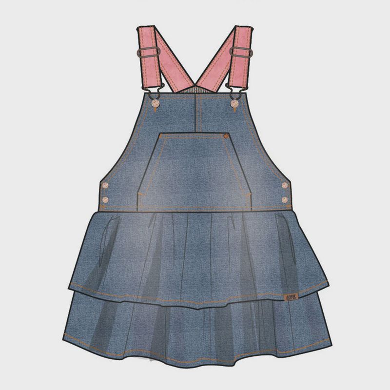Blue Denim Jumper Dress