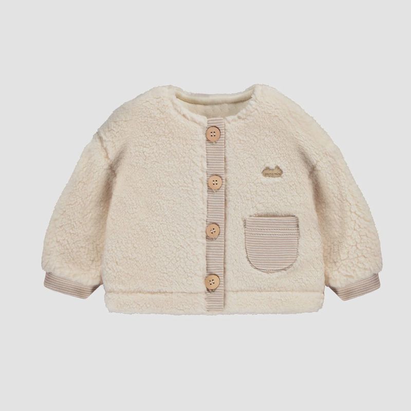 Cream Sherpa Jacket