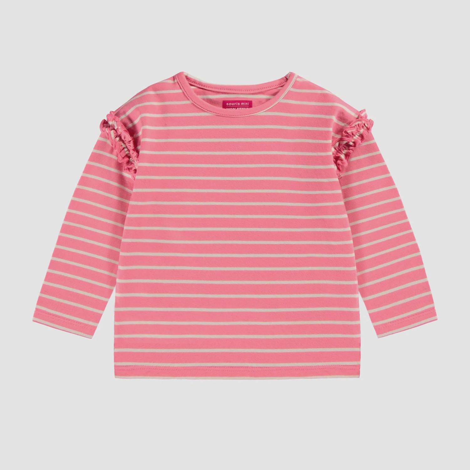 Baby Pink Striped T-Shirt