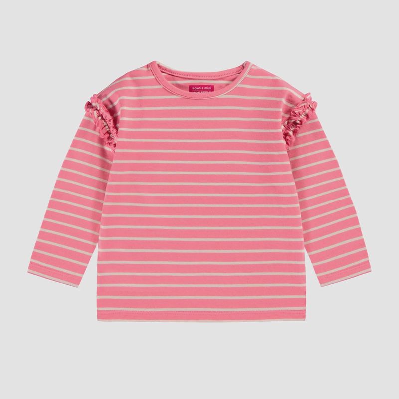 Baby Pink Striped T-Shirt