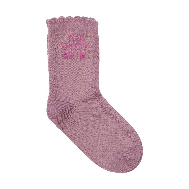 3pk Mauve Orchid Socks