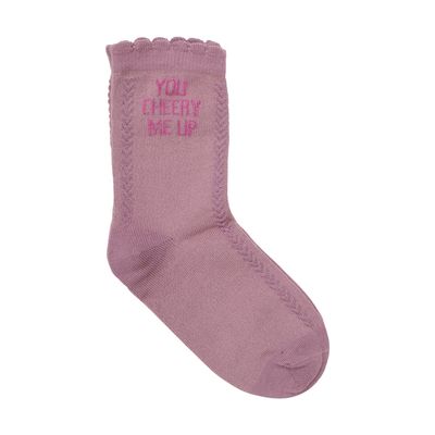 3pk Mauve Orchid Socks